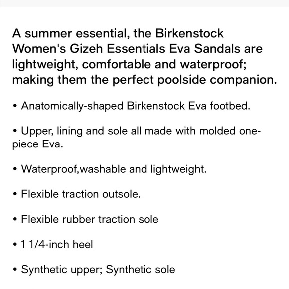 NWT BIRKENSTOCK Gizeh White Women's Sandals - Size 38 EU / 7 - 7.5 US - Picture 6 of 6